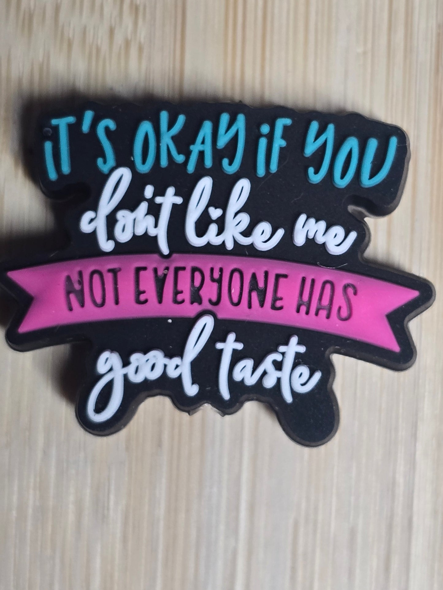 Focal silicone beads sarcastic humor