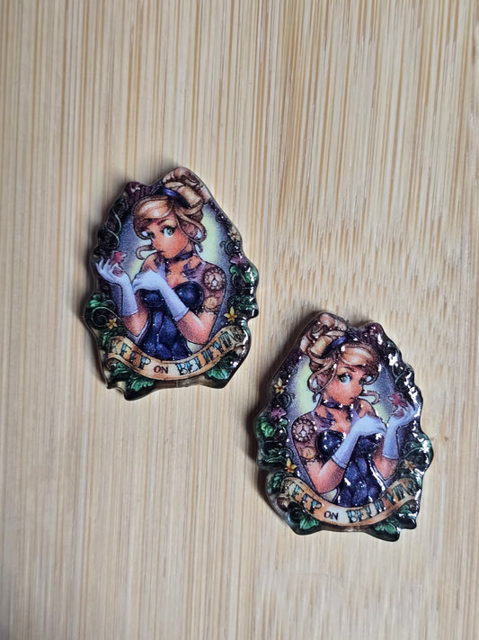 Acrylic focal beads DS character