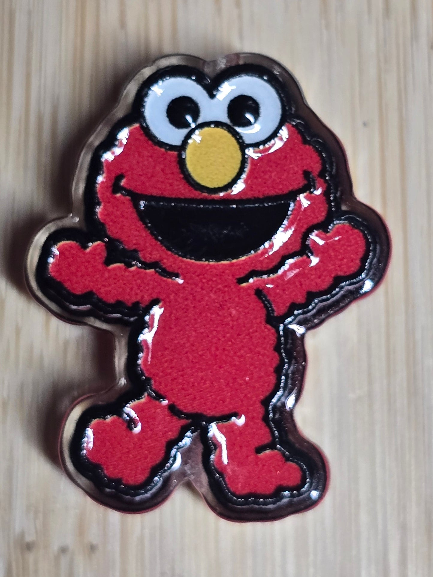 Acrylic focal beads children's TV show red character