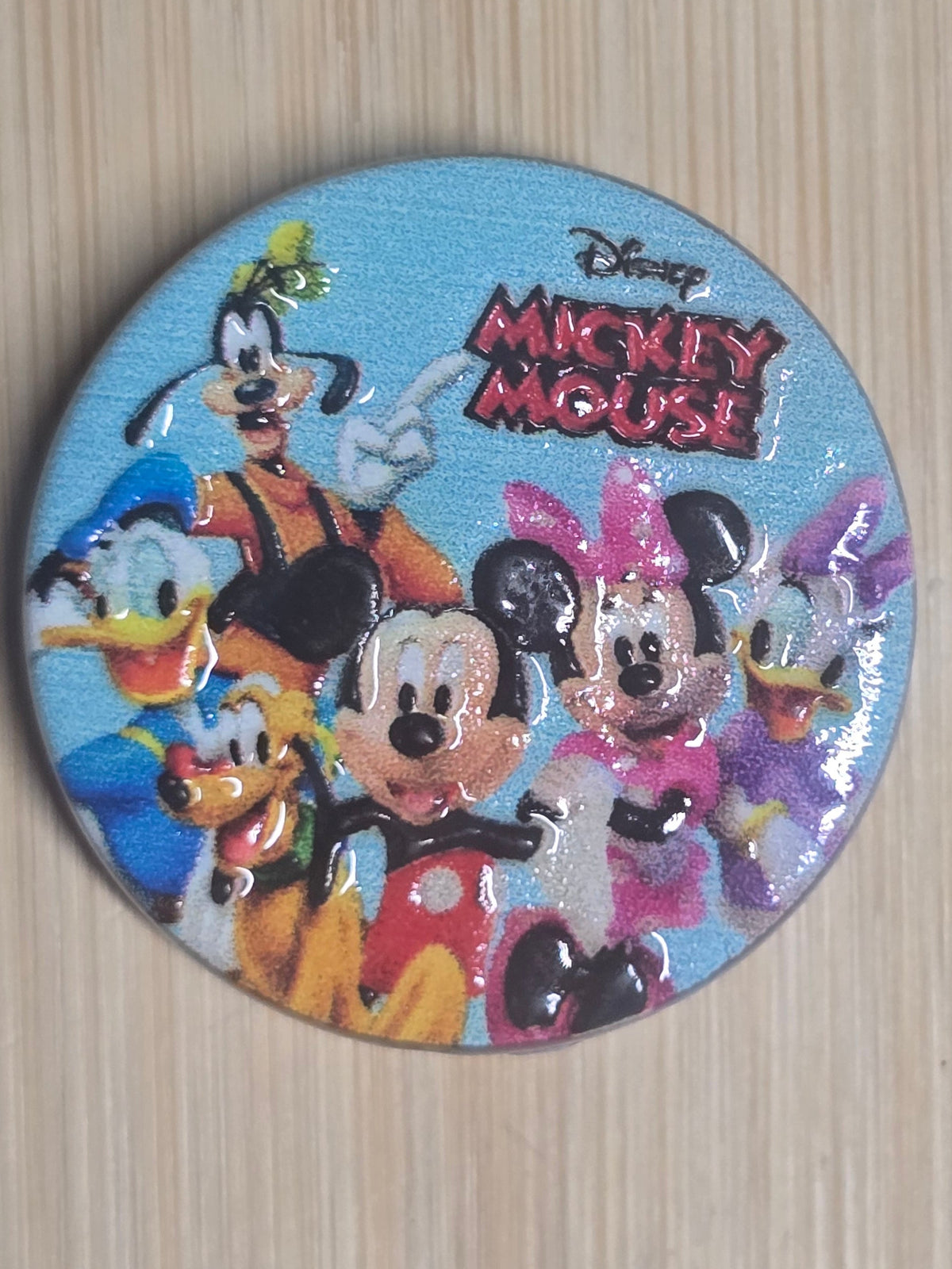 Acrylic round focal beads bigger size DS characters