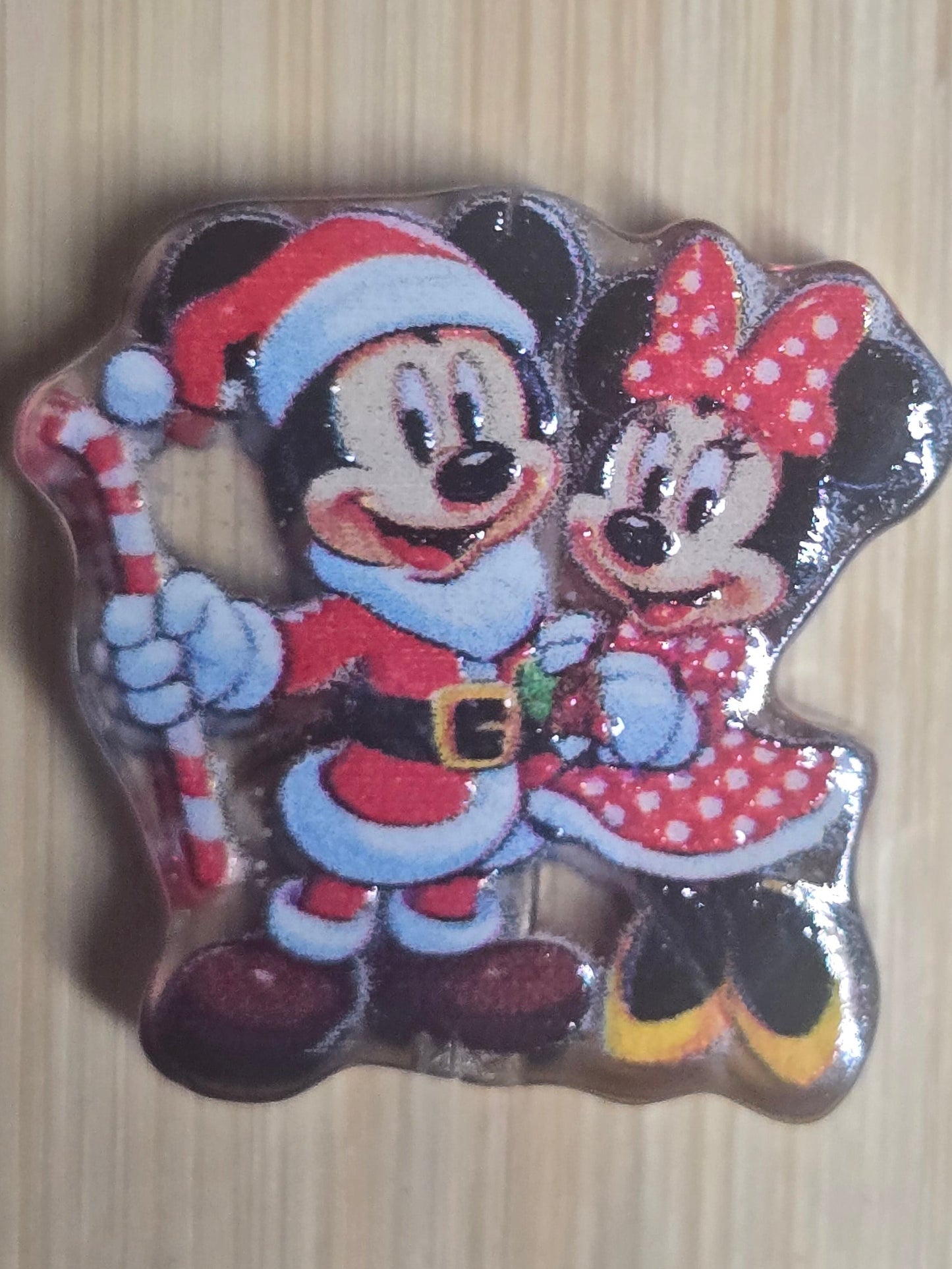 Acrylic focal beads DS mouse couple