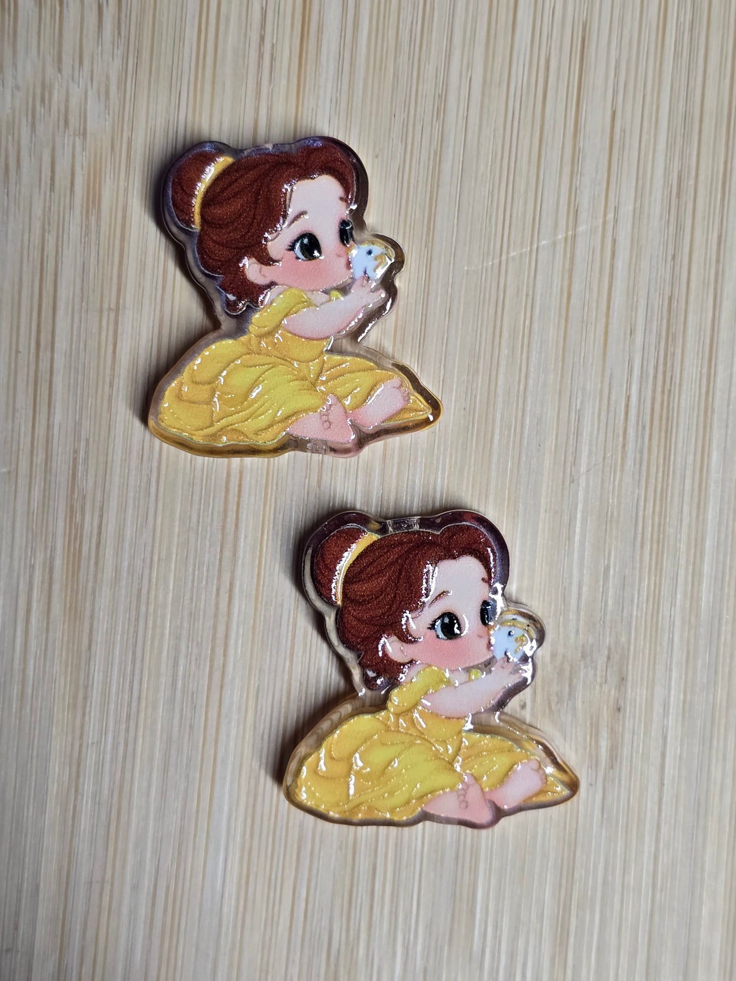 Acrylic focal beads- DS princess