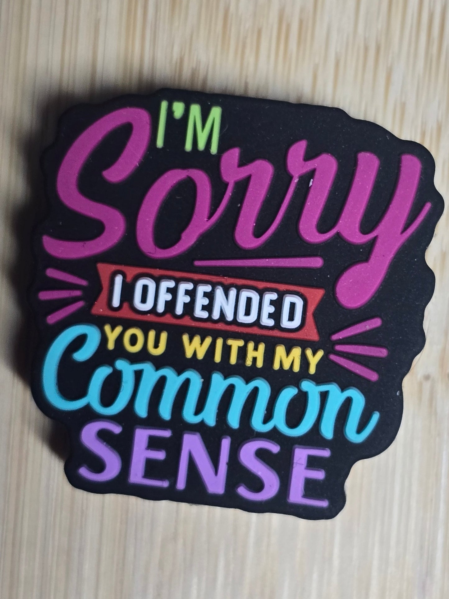 Focal silicone beads sarcastic humor