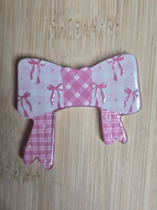 Acrylic focal beads- bows