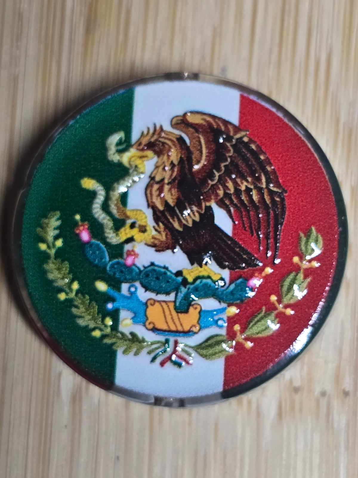 Acrylic focal beads- a little piece of mexican heritage