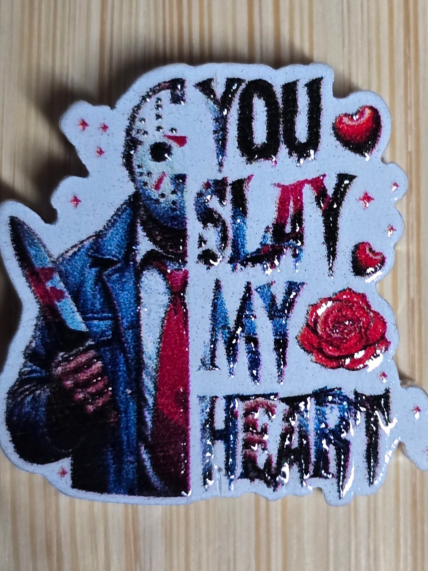Acrylic focal beads horror characters