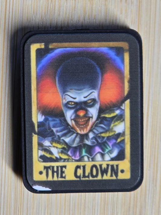 Silicone printed focal- clown