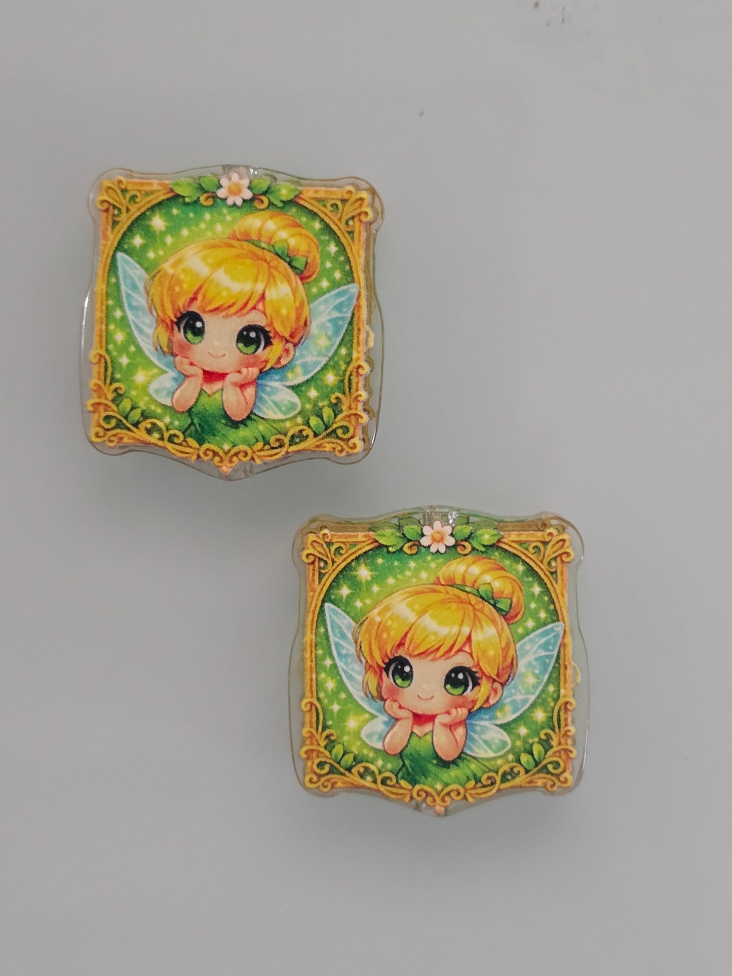 Acrylic focal beads DS character