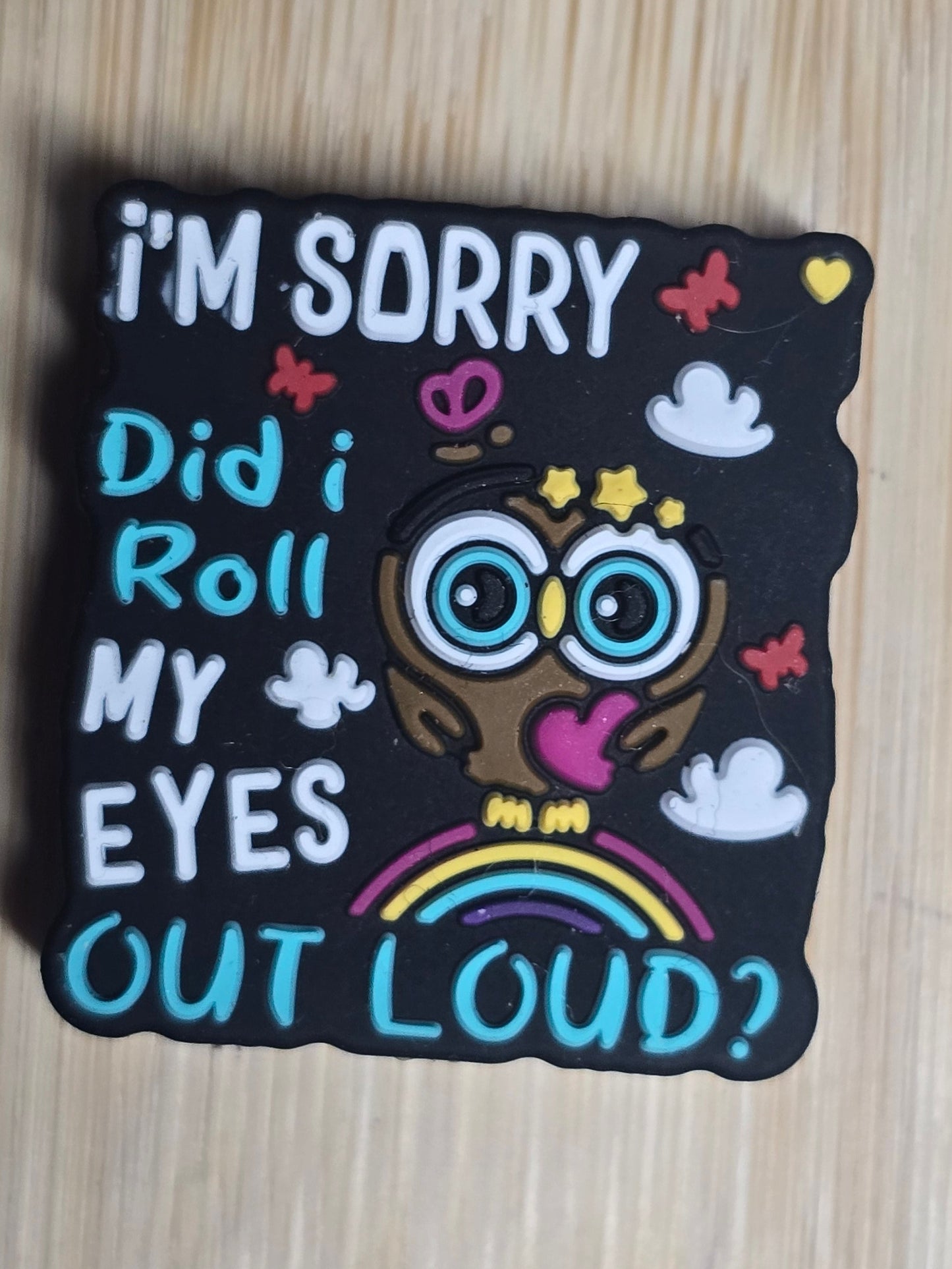 Focal silicone beads sarcastic humor