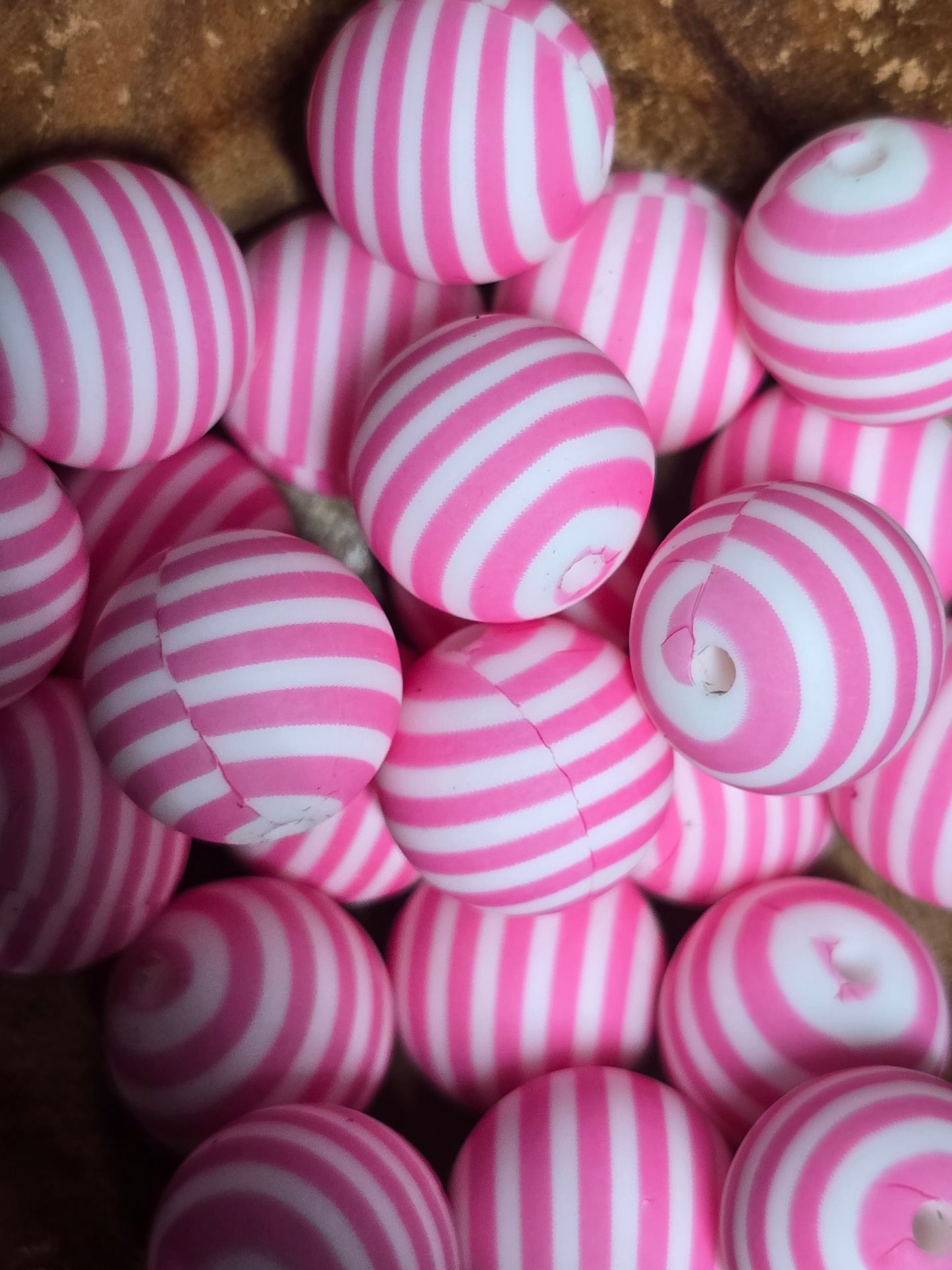 15mm silicone printed beads
