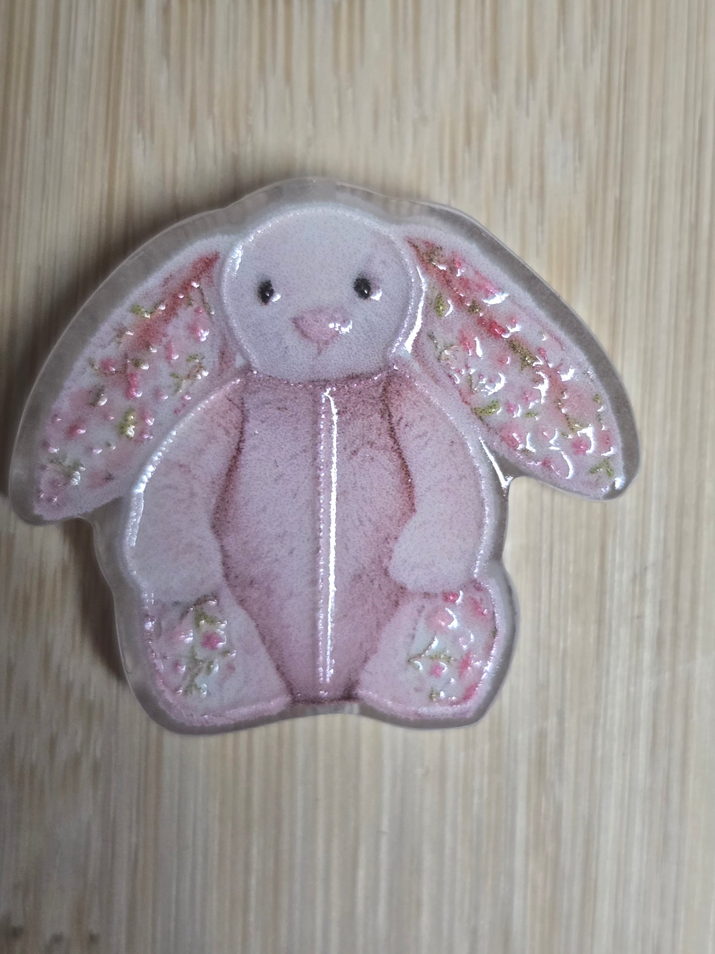 Acrylic focal beads- jelly cat rabbit