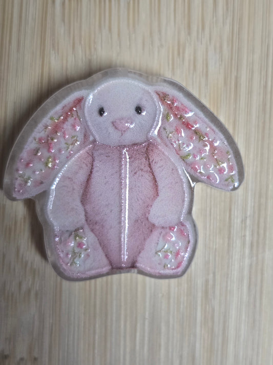 Acrylic focal beads- jelly cat rabbit