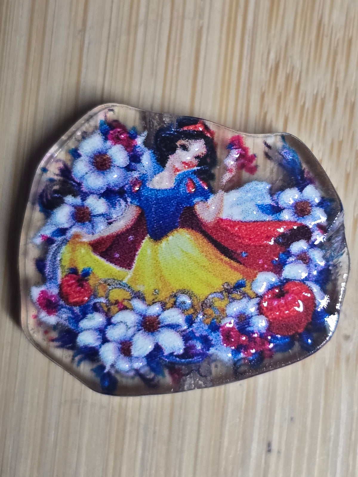Acrylic focal beads princess