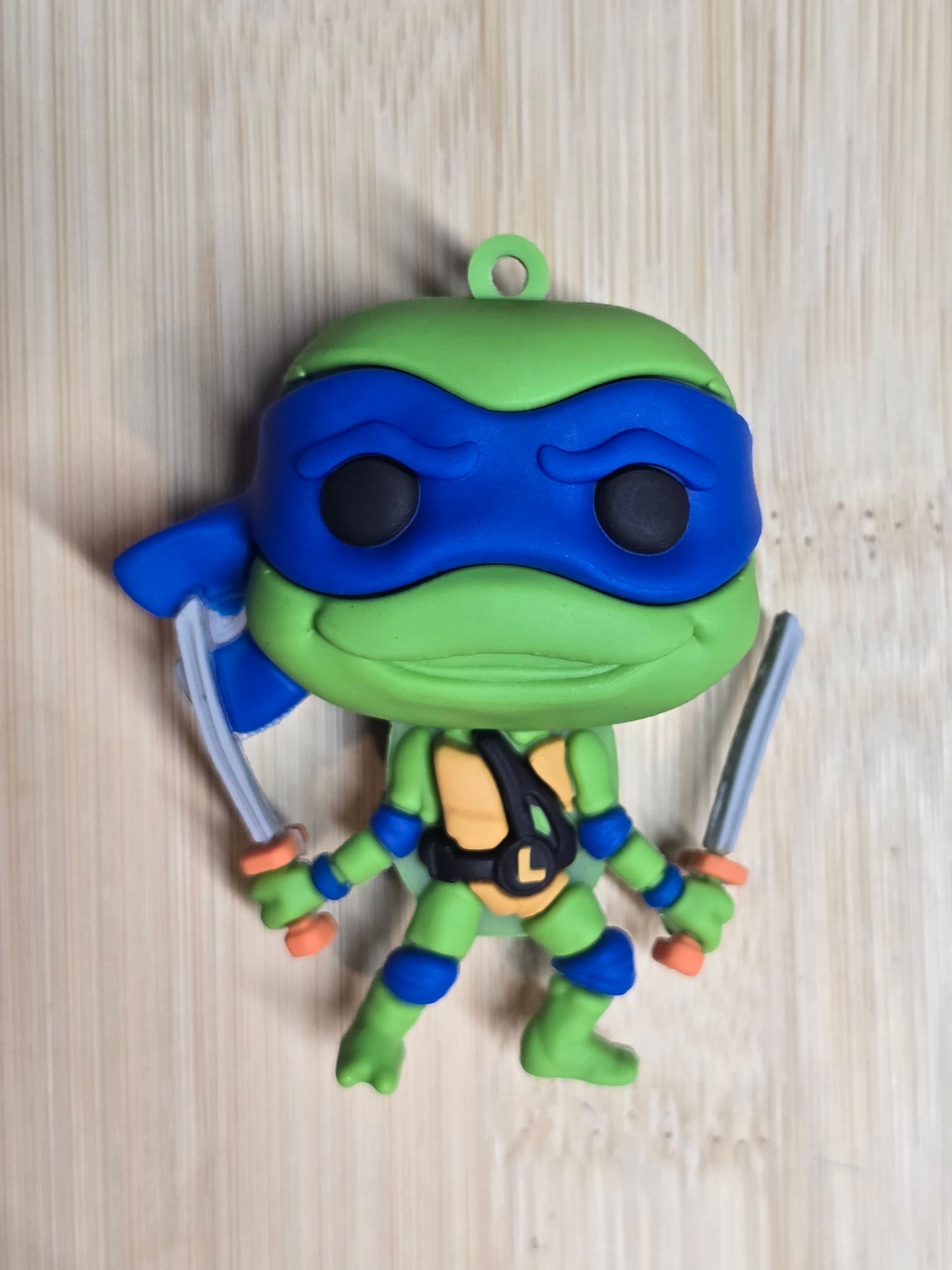 Keychain- silicone material cartoon turtles