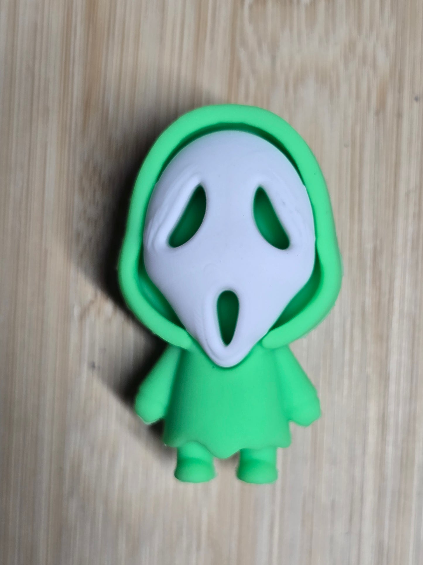Silicone ghostface character