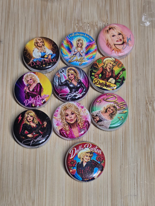 Acrylic beads(about the size of a nickel) dolly mix 10pcs