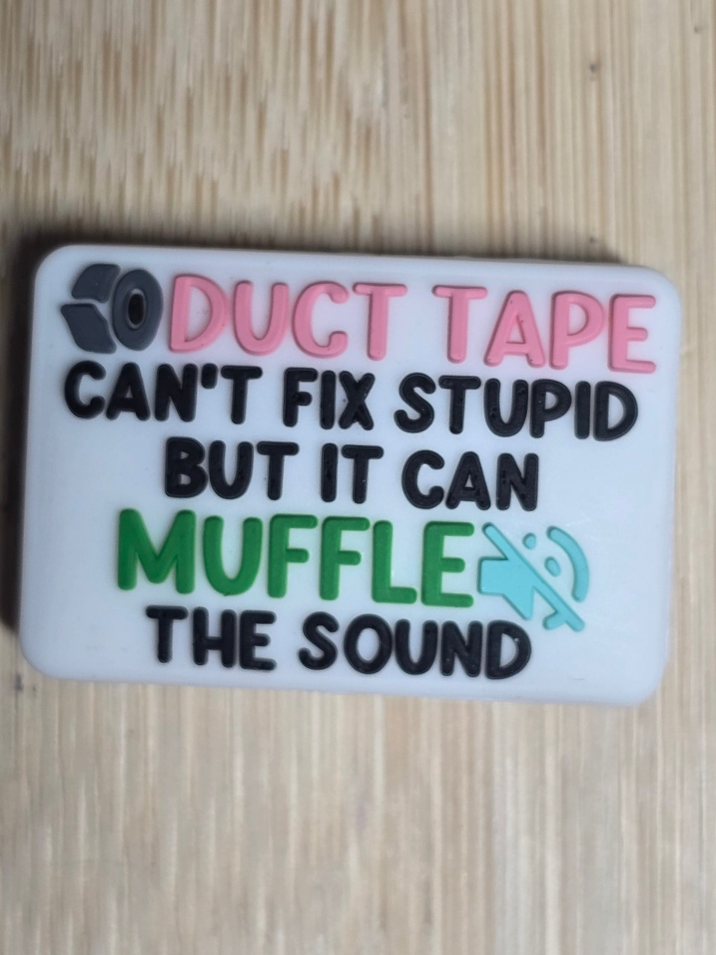 Focal silicone beads sarcastic humor
