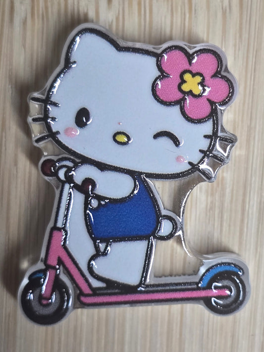 Acrylic focal beads scooter