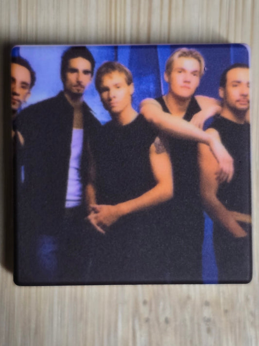 Focal silicone printed beads boy bands
