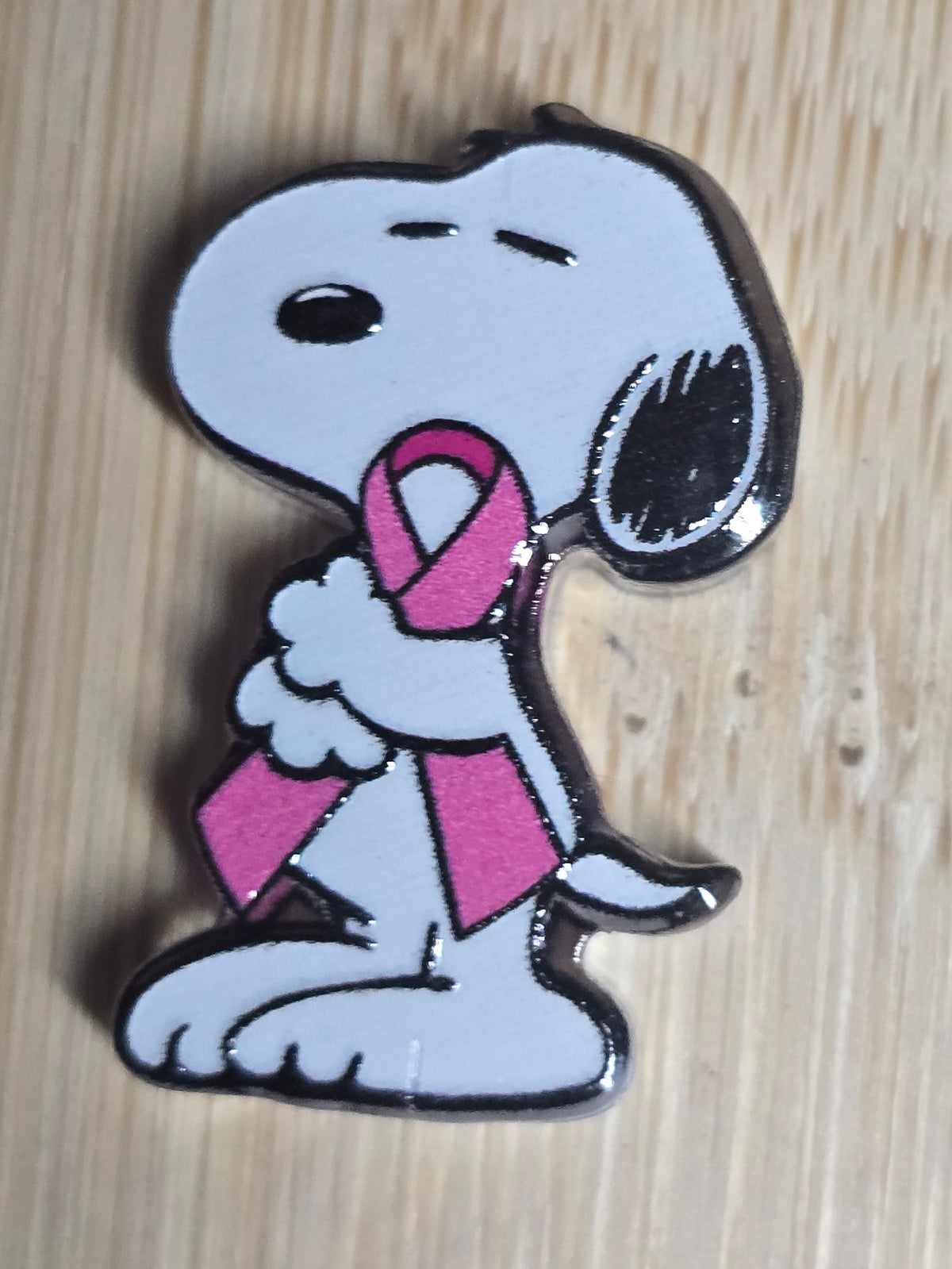 Acrylic focal beads- peanuts dog