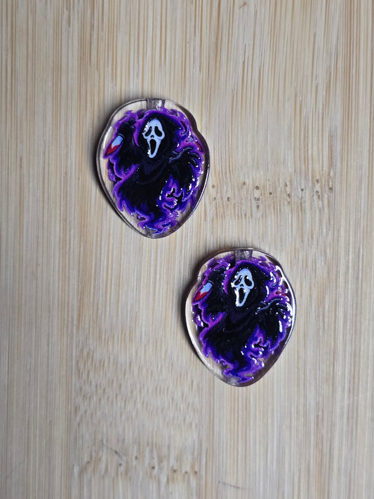 Focal- acrylic focal beads horror