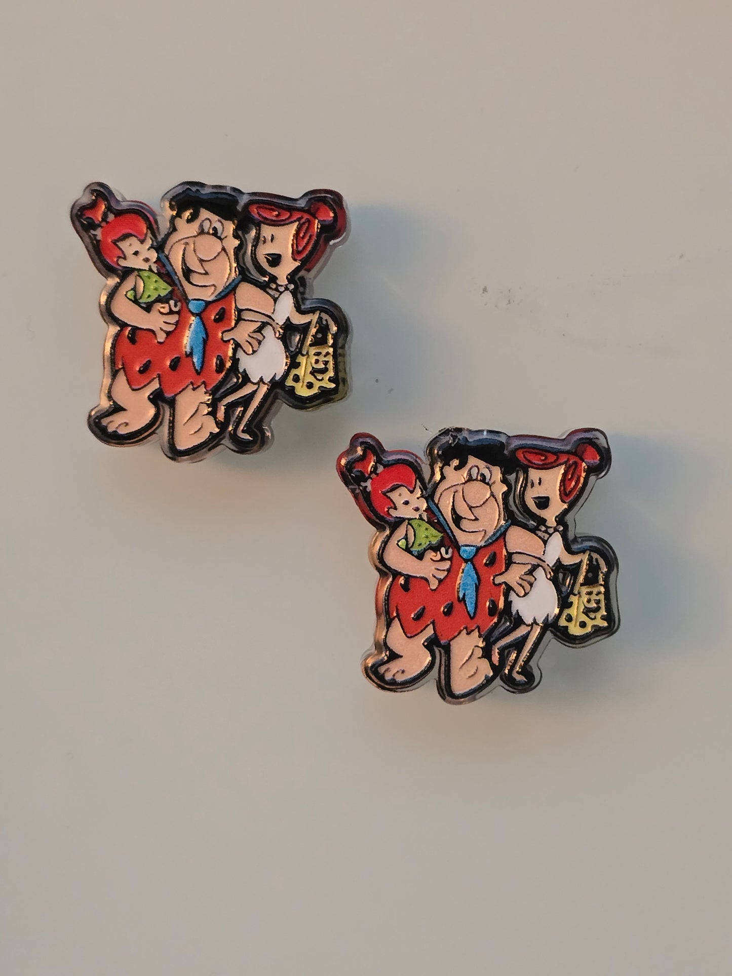 Acrylic focal beads 70's tv family