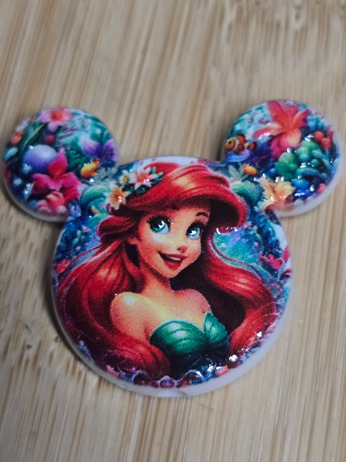 Acrylic/resin beads DS mouse head shape