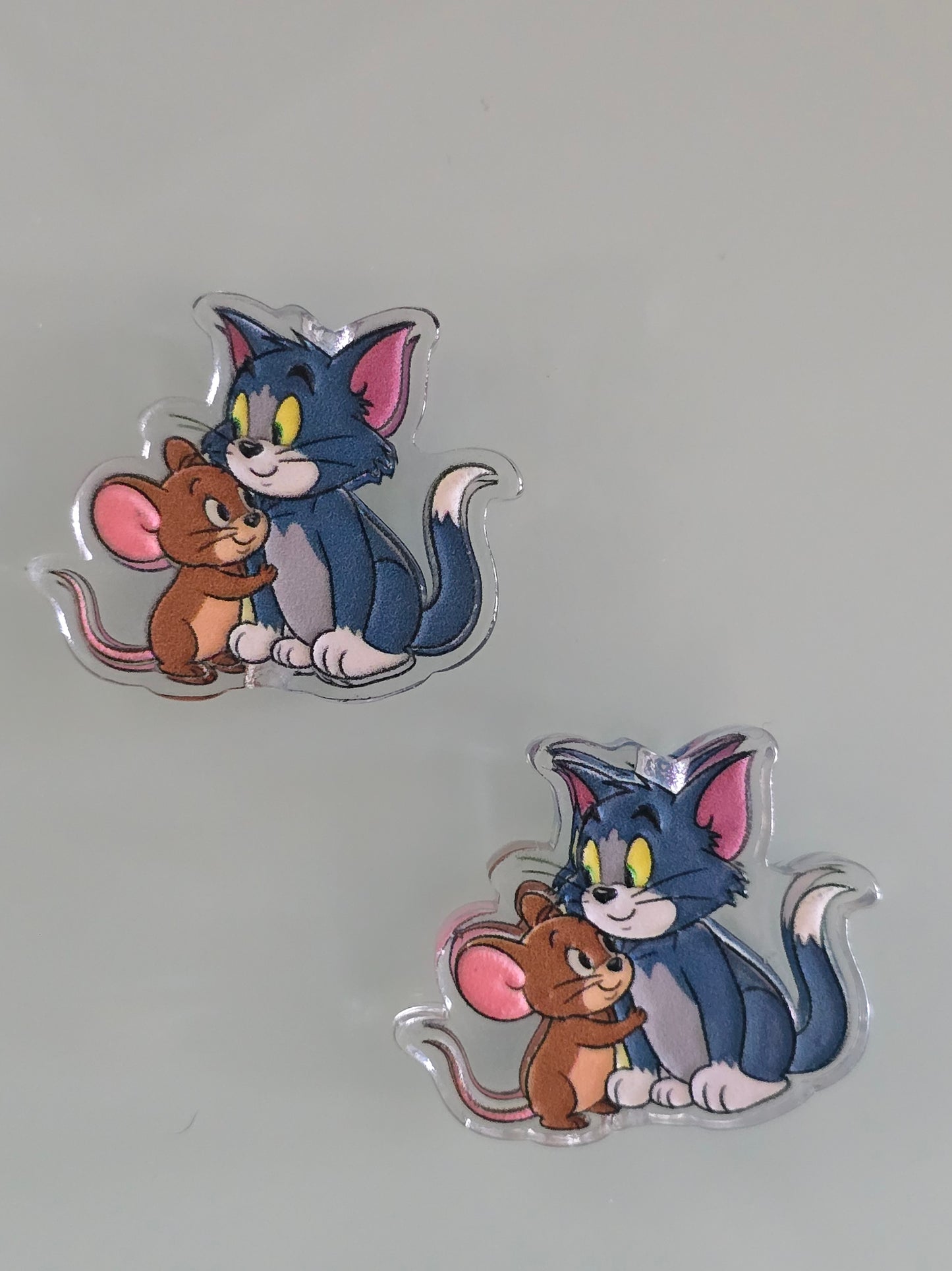 Acrylic focal beads 80's cartoon