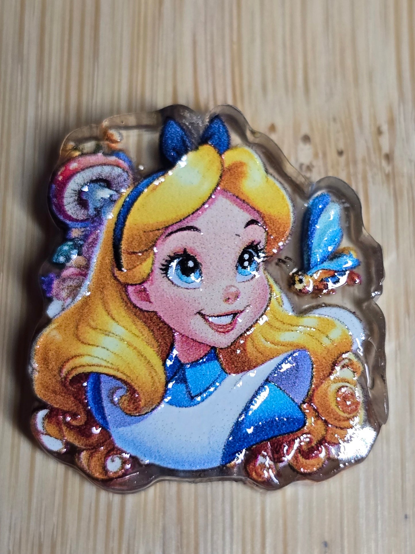 Acrylic focal beads DS princess-wonderland