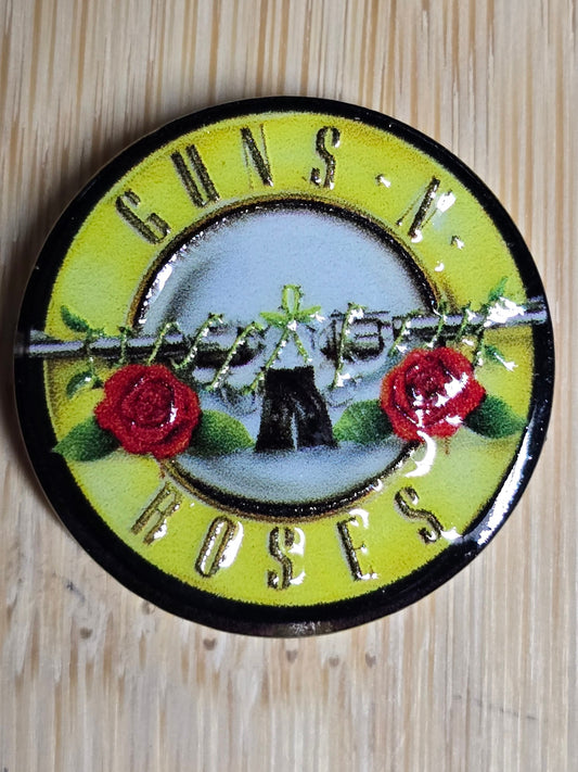 Acrylic focal beads- 80's band