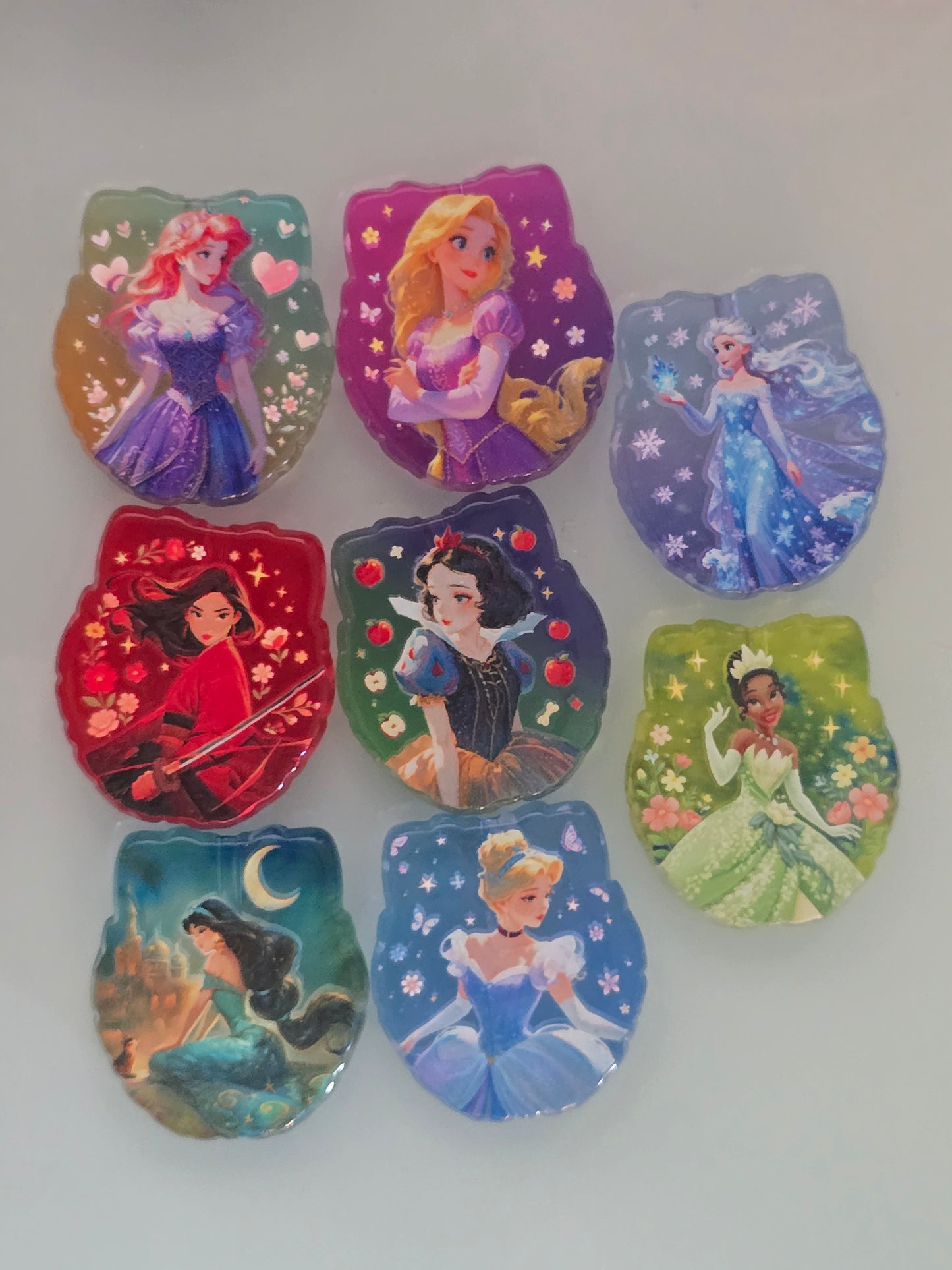 Acrylic focal beads-DS princess