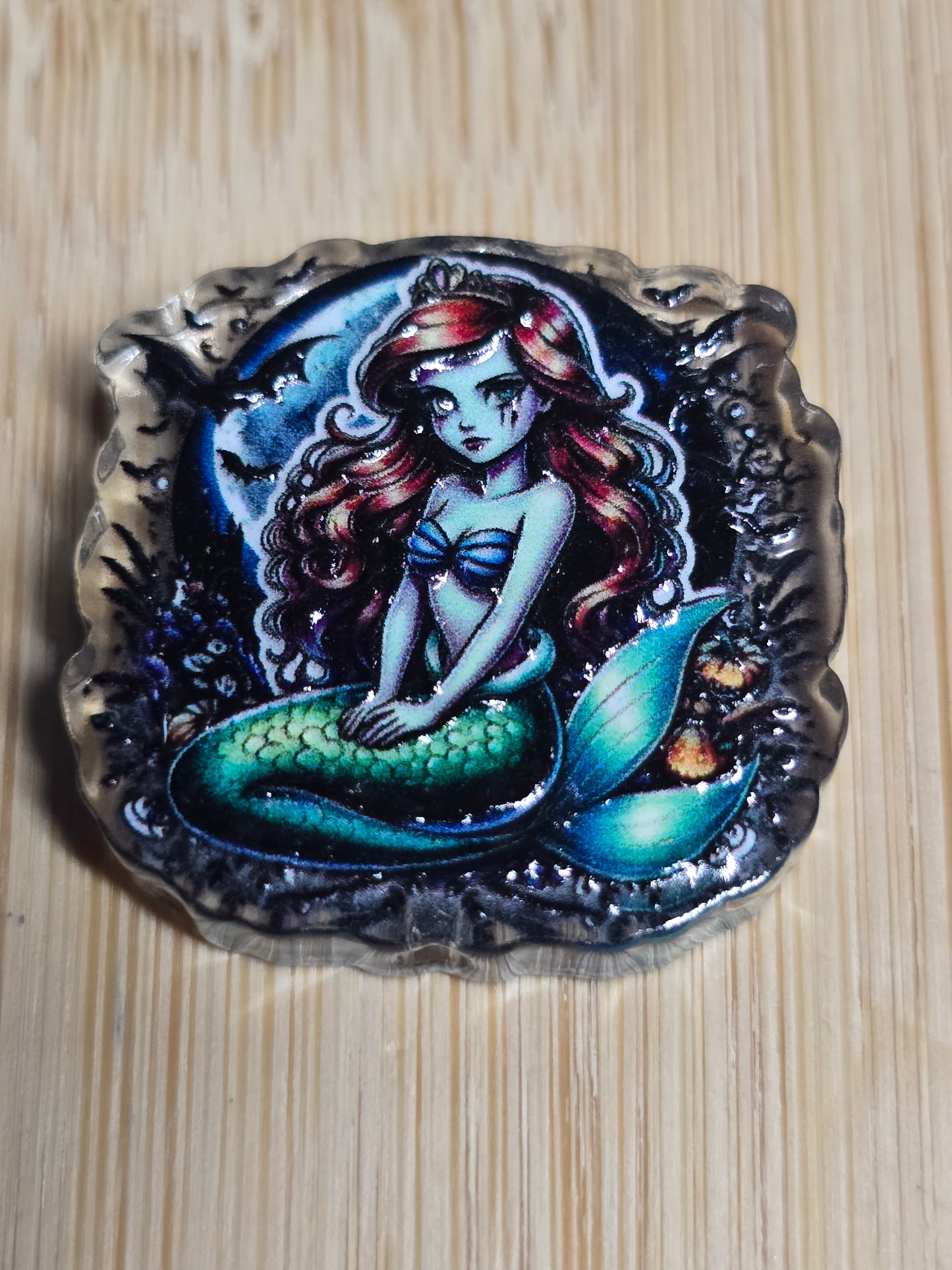 Acrylic focal beads DS Halloween princess