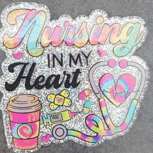 Acrylic flatback diy- nursing in my heart