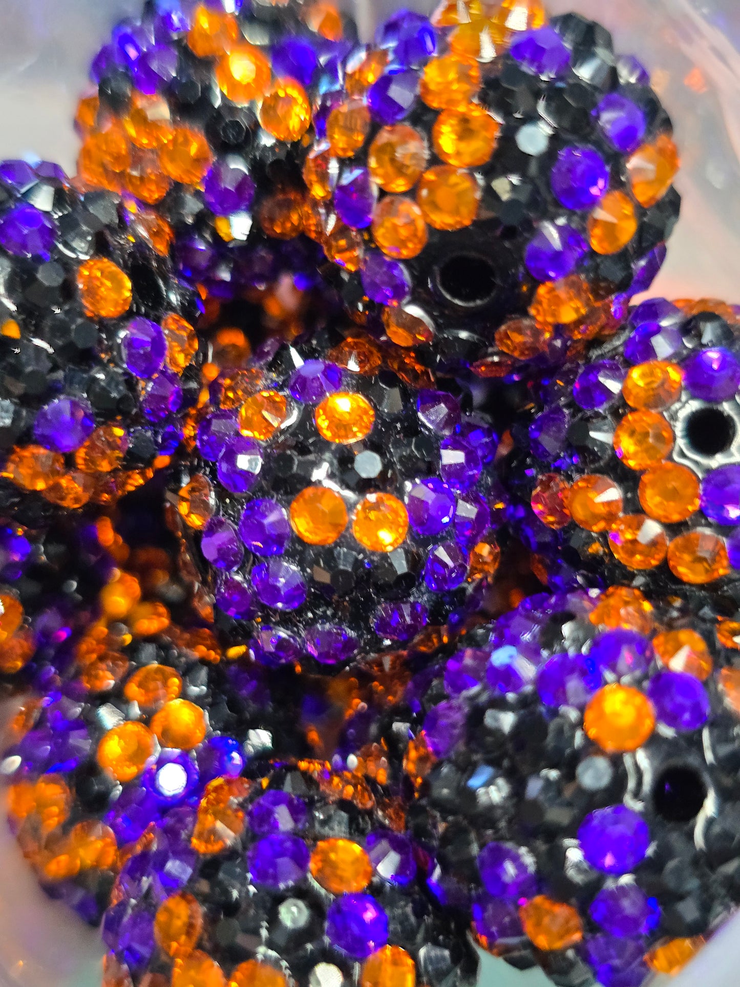 Rhinestone beads 20mm