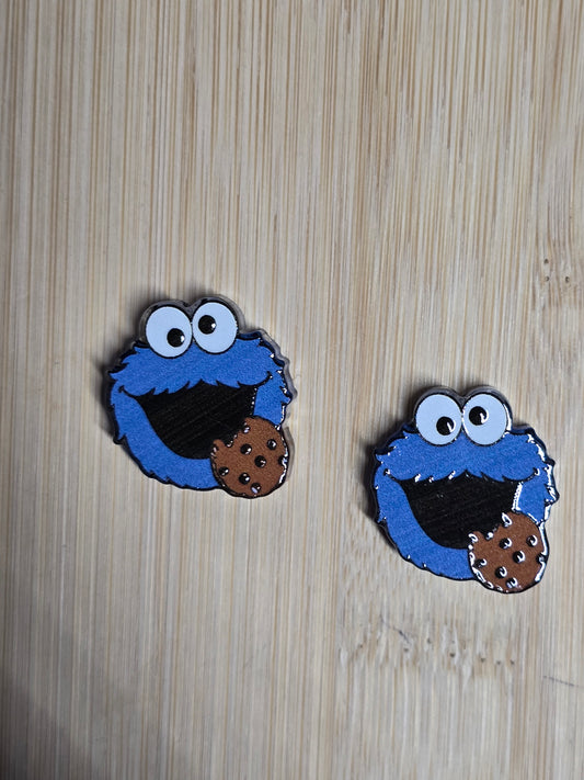 Focal- acrylic focal beads sesame street character