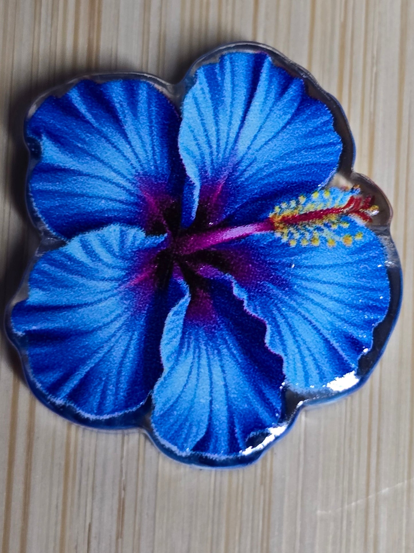Acrylic focal beads flowers