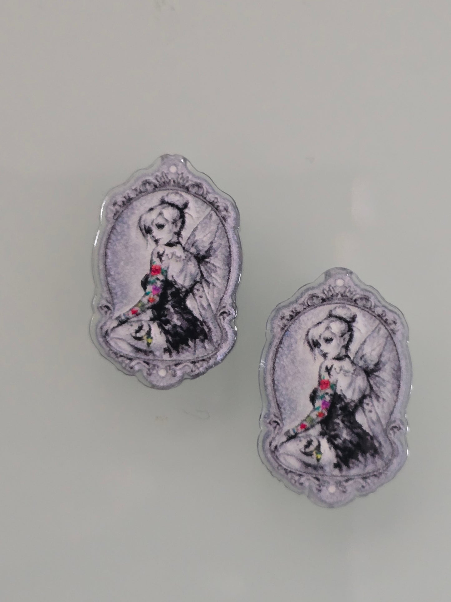 Acrylic focal beads DS fairy