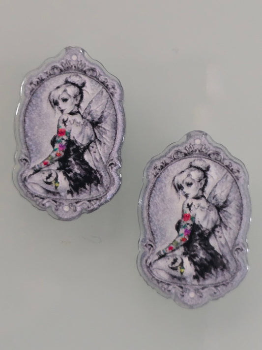 Acrylic focal beads DS fairy