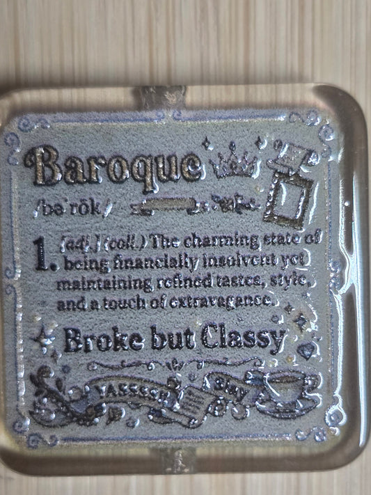 Acrylic focal beads sarcastic humor