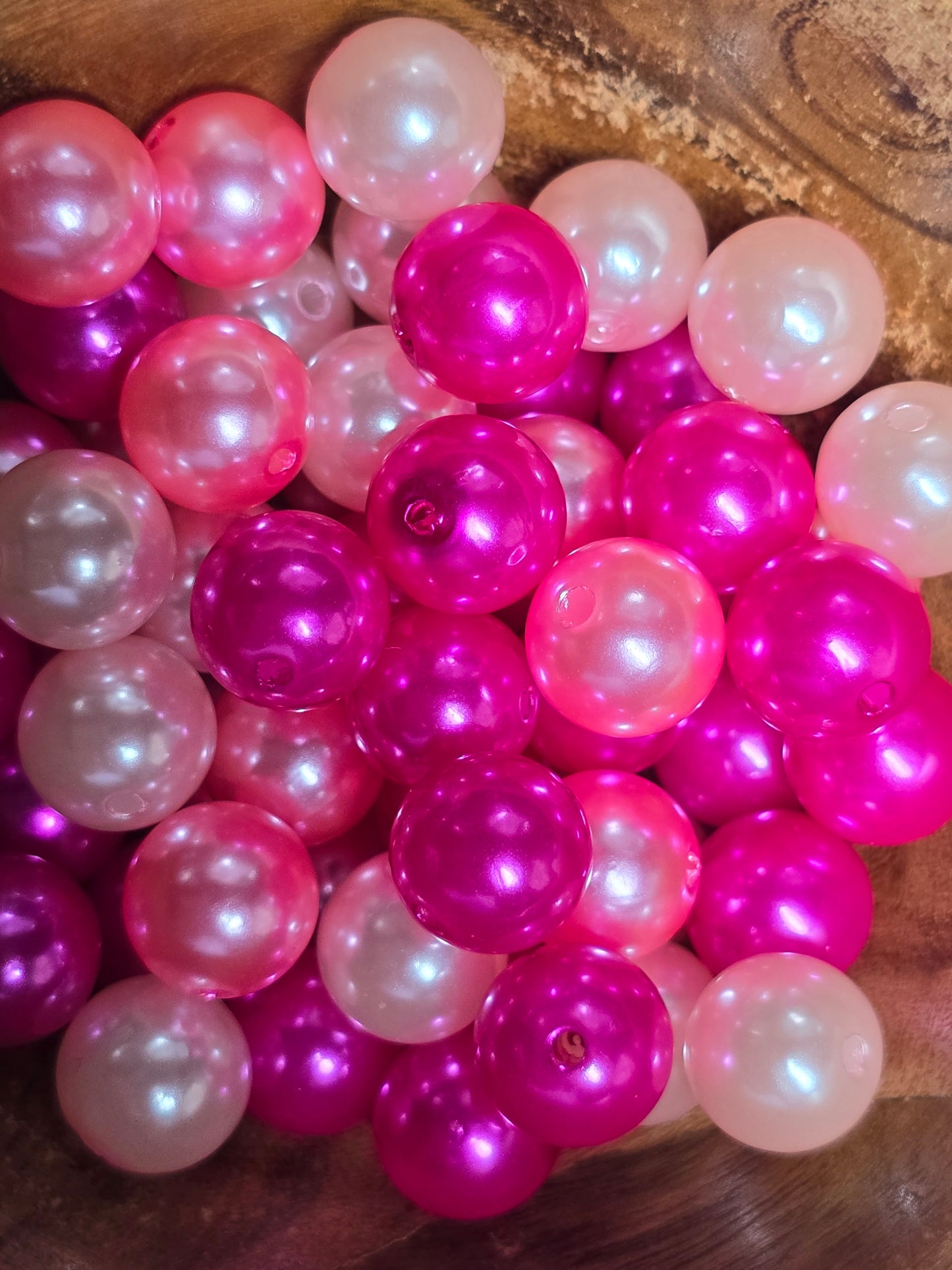 Acrylic 12mm pearl beads