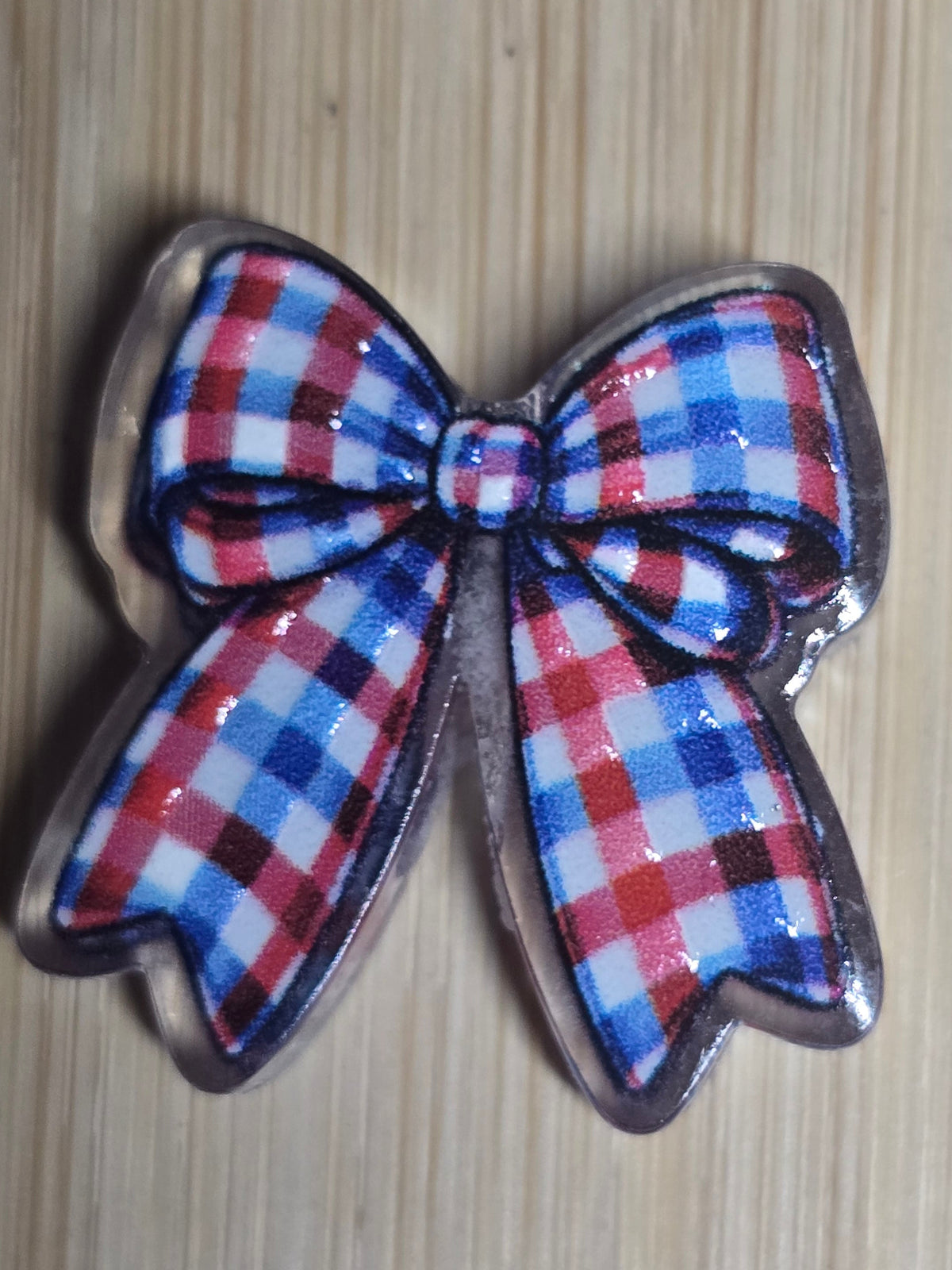 Acrylic focal beads - more Bows