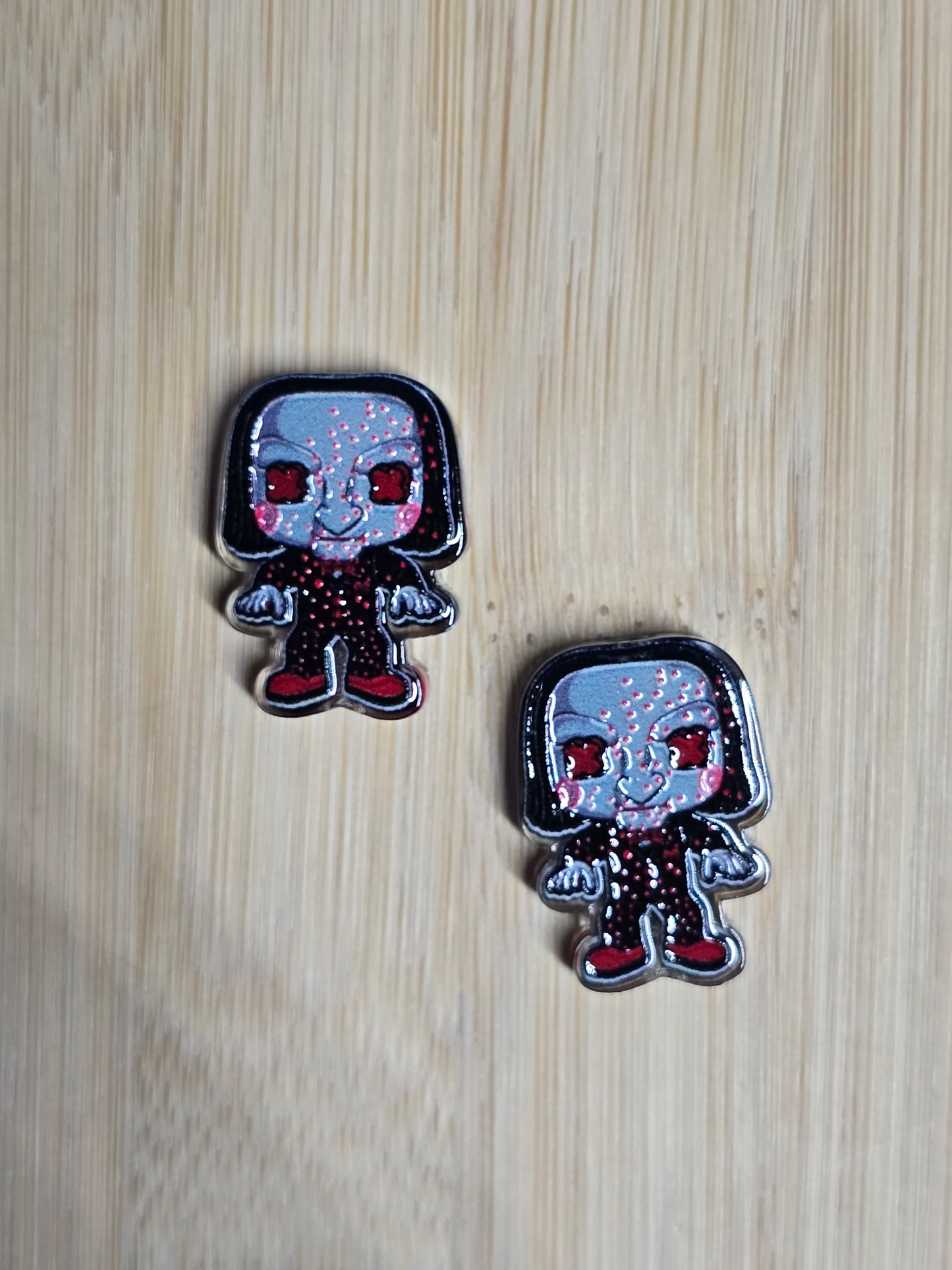 Focal- acrylic focal beads- horror