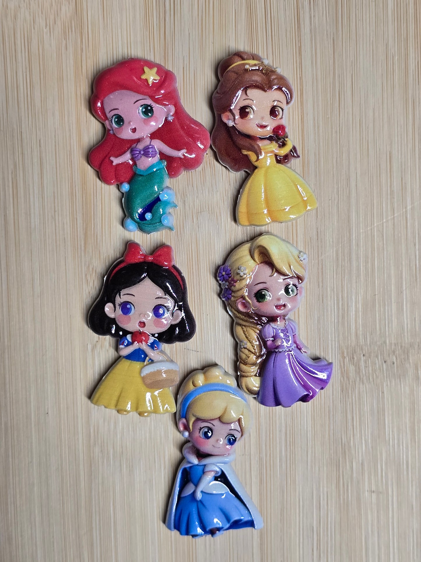 Ds princess mix large size 3in.  5pcs