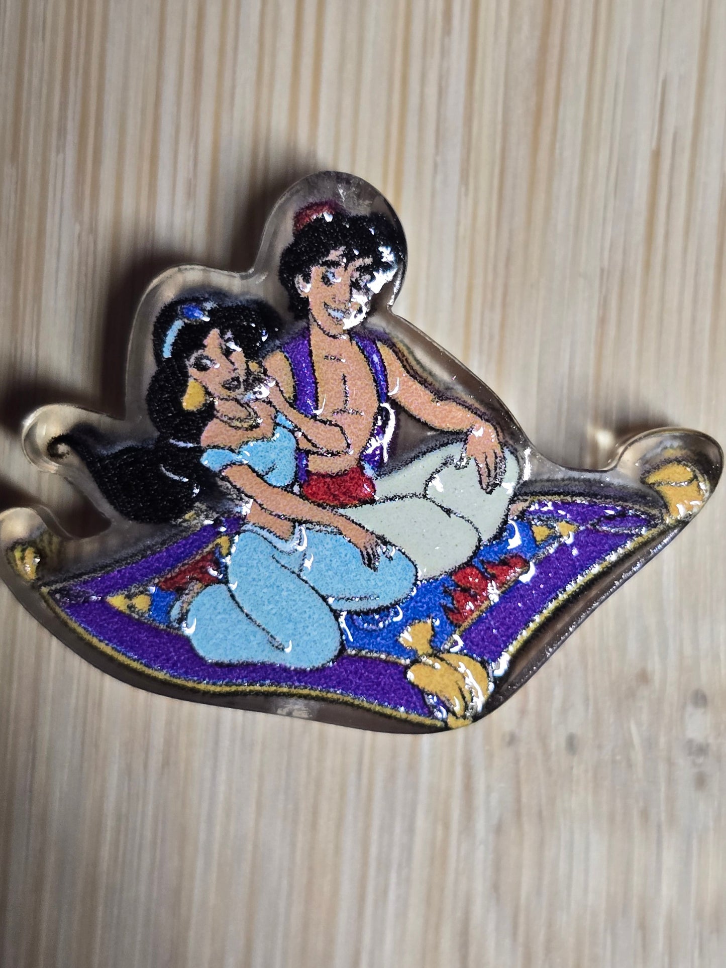 Acrylic focal beads DS princess from Agrabah