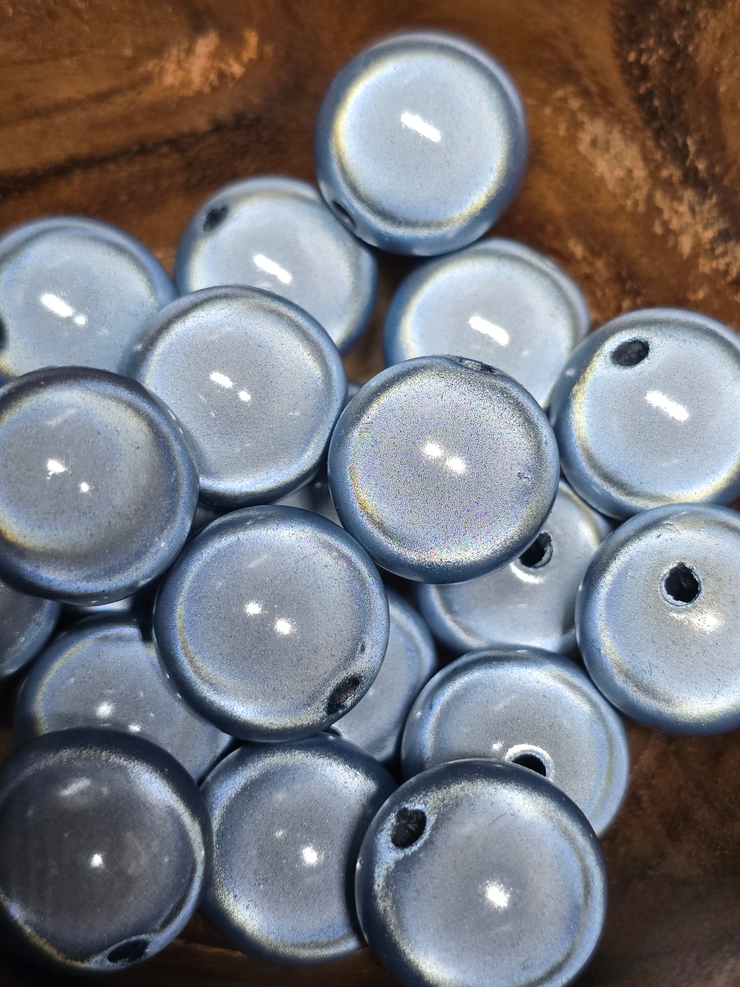 Acrylic 16mm bubble beads