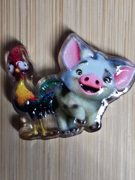 Acrylic focal beads- DS movie funny characters