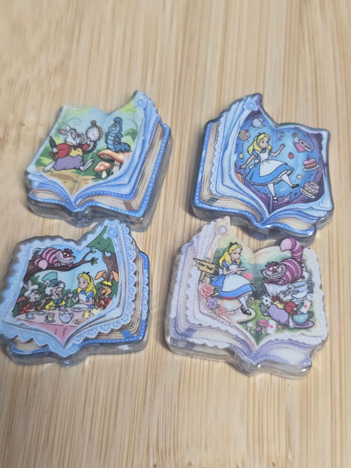 Acrylic focal beads-ds princess storybook