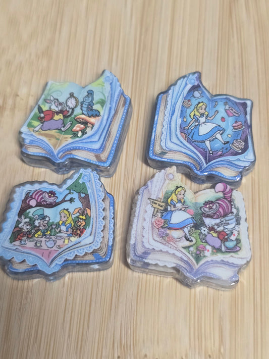 Acrylic focal beads-ds princess storybook