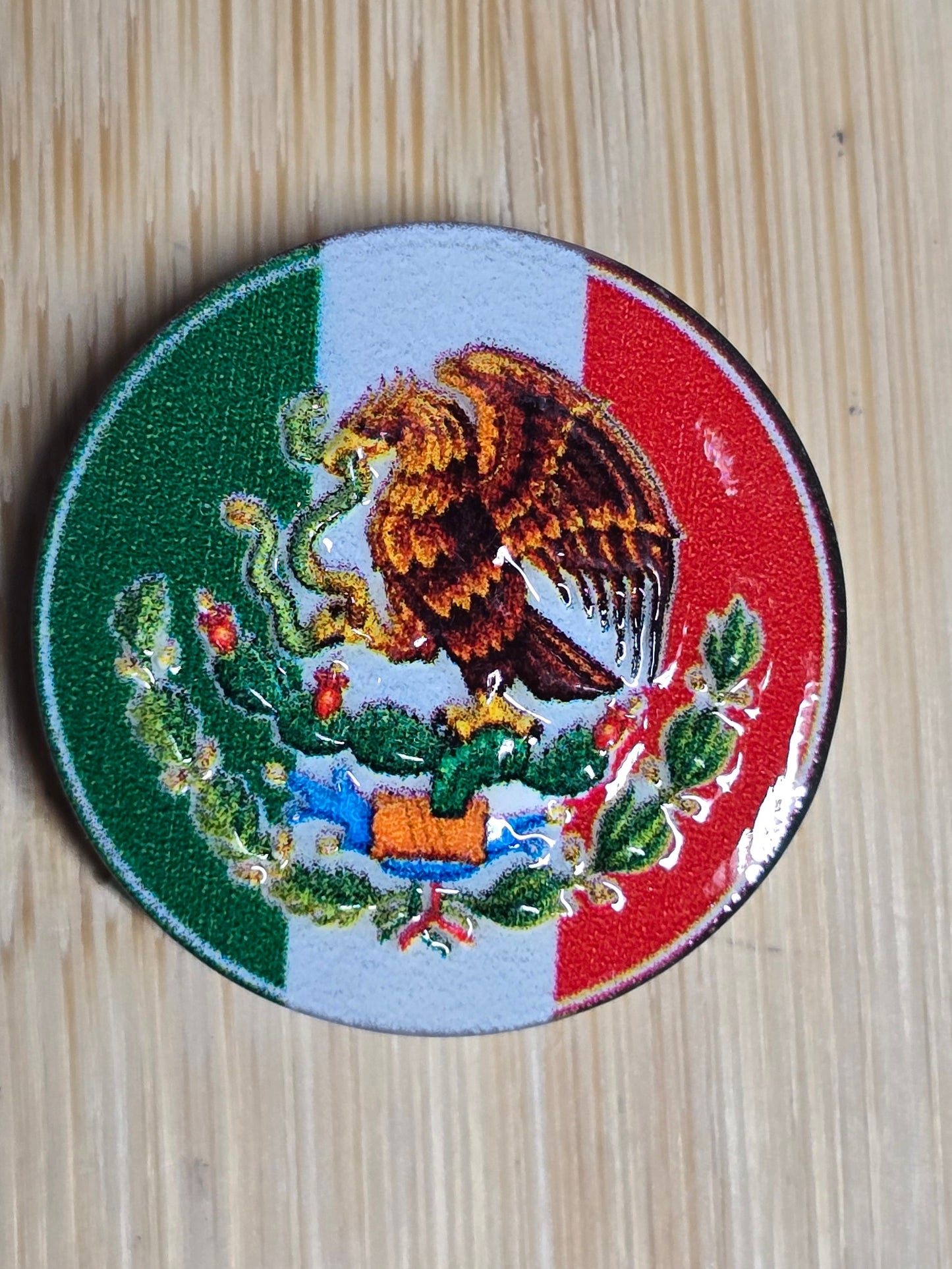 Acrylic focal beads mexico inspired