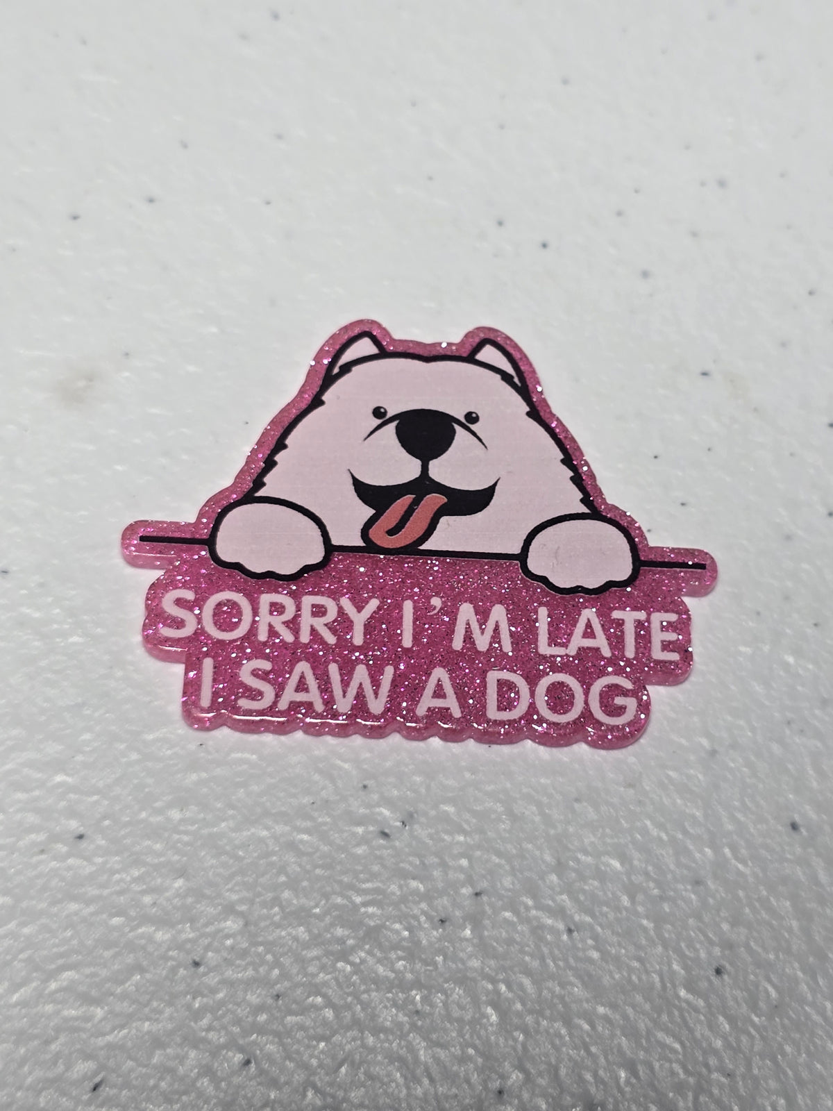 Acrylic flatback- dog